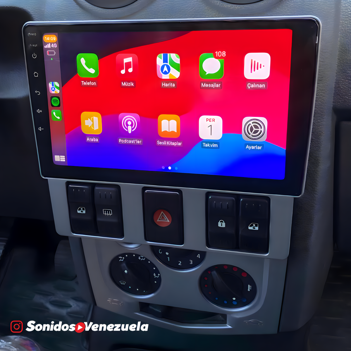 RENAULT LOGAN 2006-2007 CON PANTALLA 9 PULGADAS