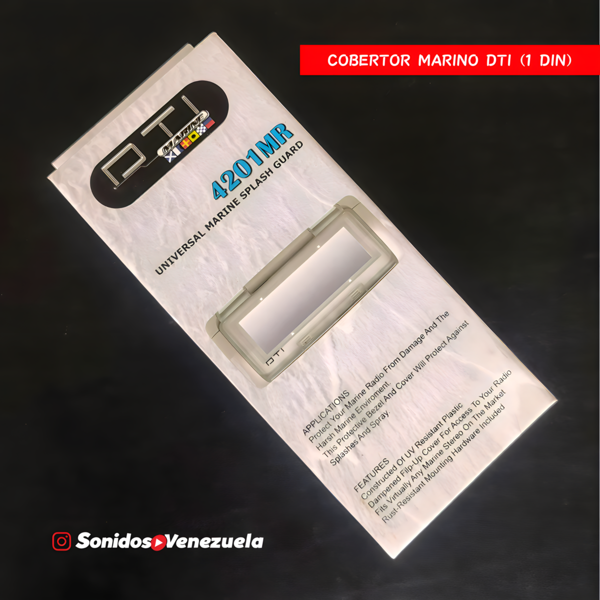 Cobertor Marino DTI 4201MR (1 DIN) Blanco