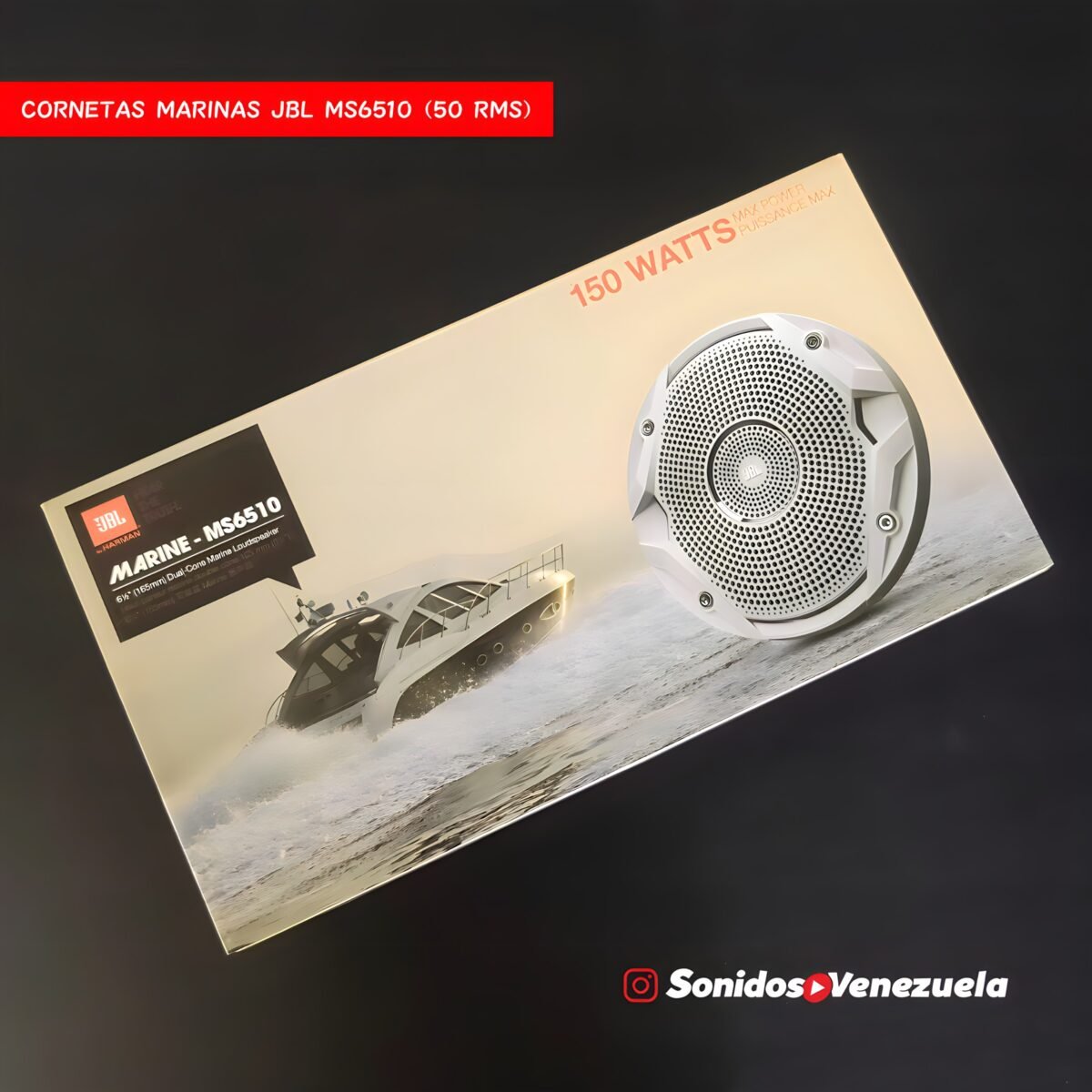 Cornetas Marinas 6-1/2" JBL MS6510 / 50 RMS / 4 OHM