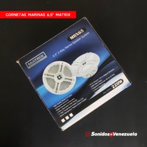 Cornetas Marinas 6,5" Matrix MRX65 / 220 Watts / 4 OHM