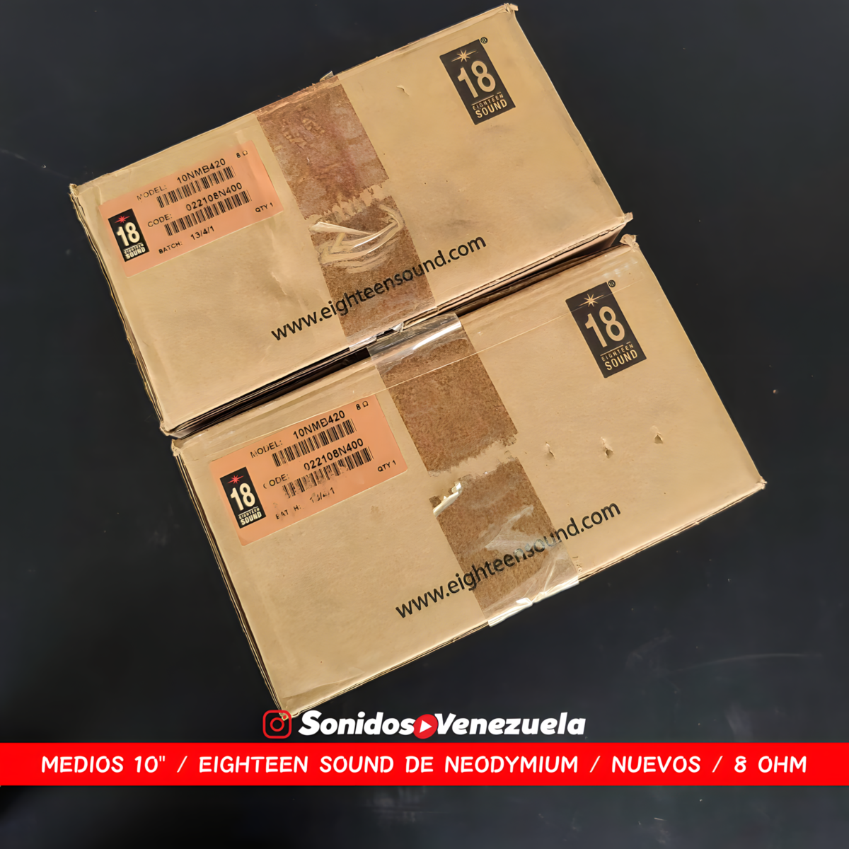 Medios 10" Eighteen Sound 10NMB420 Neodymium (8 OHM)