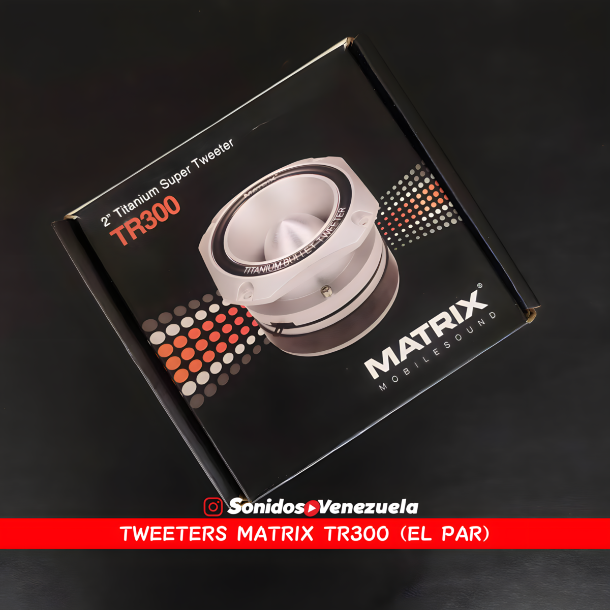 Tweeter Matrix TR-300 / 150 RMS / 4 OHM (El Par)
