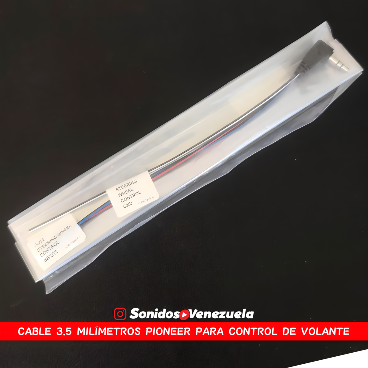 Cable 3.5 MilĂmetros Pioneer CDP1805 Para Control de Volante