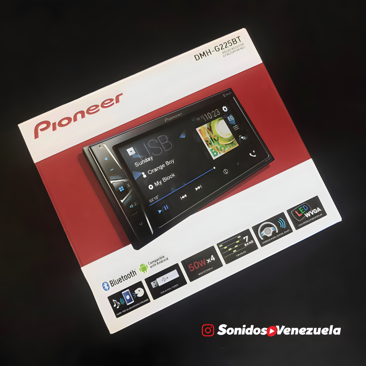 Pantalla Pioneer DMH-A245BT (Gama Media)