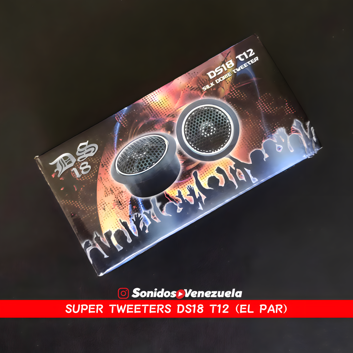 Super Tweeter DS18 T12 de 150 Watts / 4 OHM (Por Par)