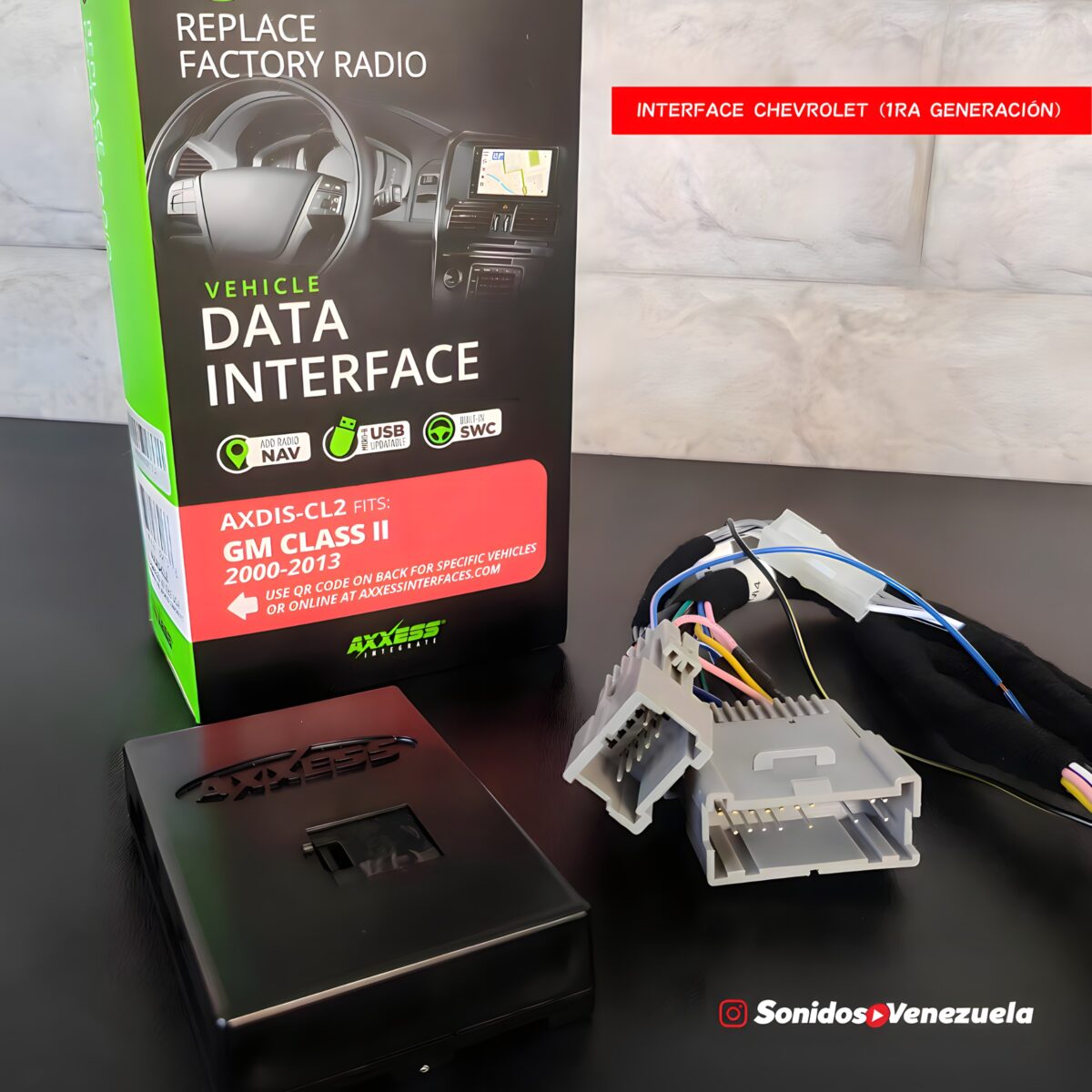 INTERFACE AXXESS AXDIS-CL2 DE AUDIO Y CONTROL DE VOLANTE