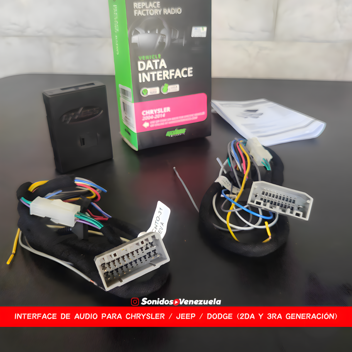 INTERFACE DE AUDIO PARA CHRYSLER, JEEP Y DODGE DE 2DA Y 3DA GENERACIOÌN