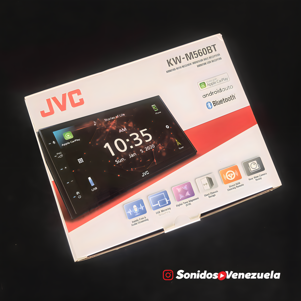 Pantalla JVC KW-M560BT (Gama Alta)