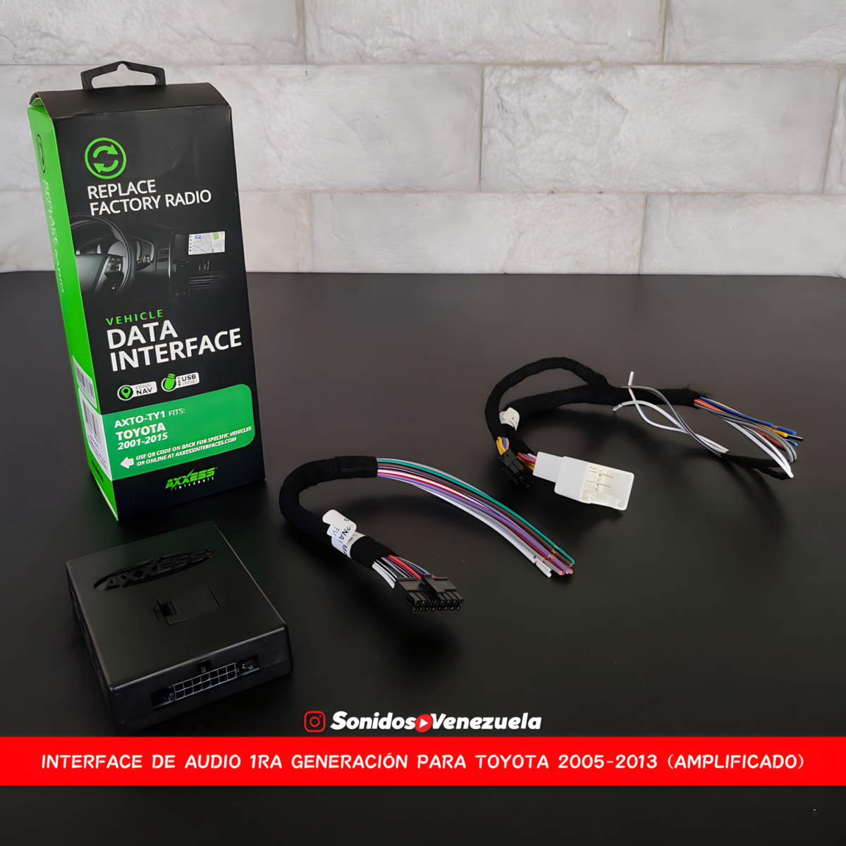 INTERFACE DE AUDIO 1RA GENERACIOÌN PARA TOYOTA 2005-2013