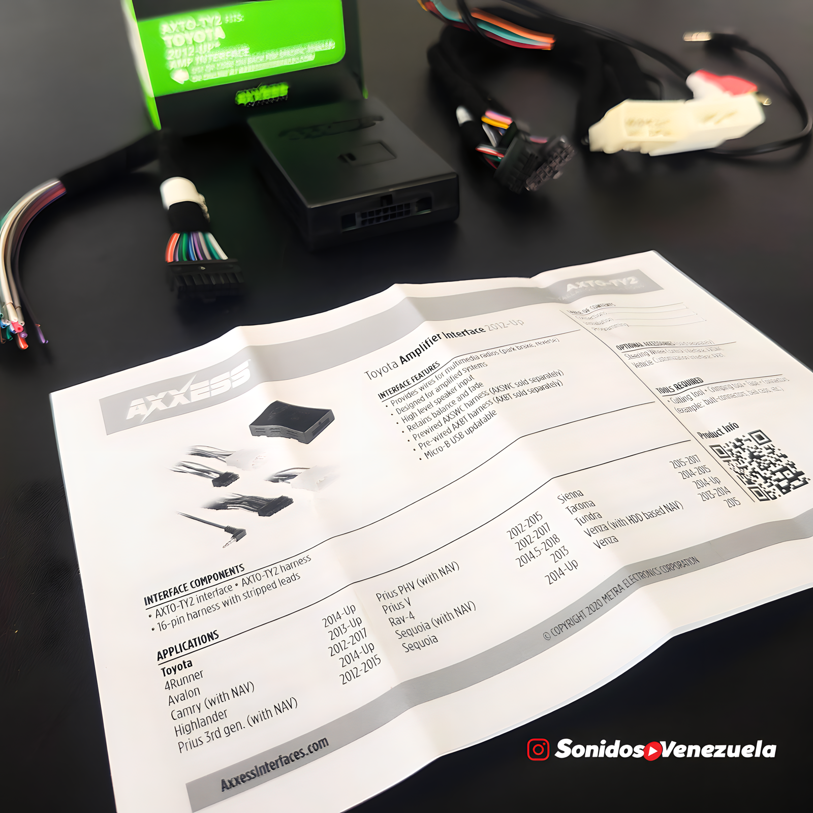 Interface de Audio Axxess 2da Generación Para Toyota 2014-2019 (Amplificado) - Image 3