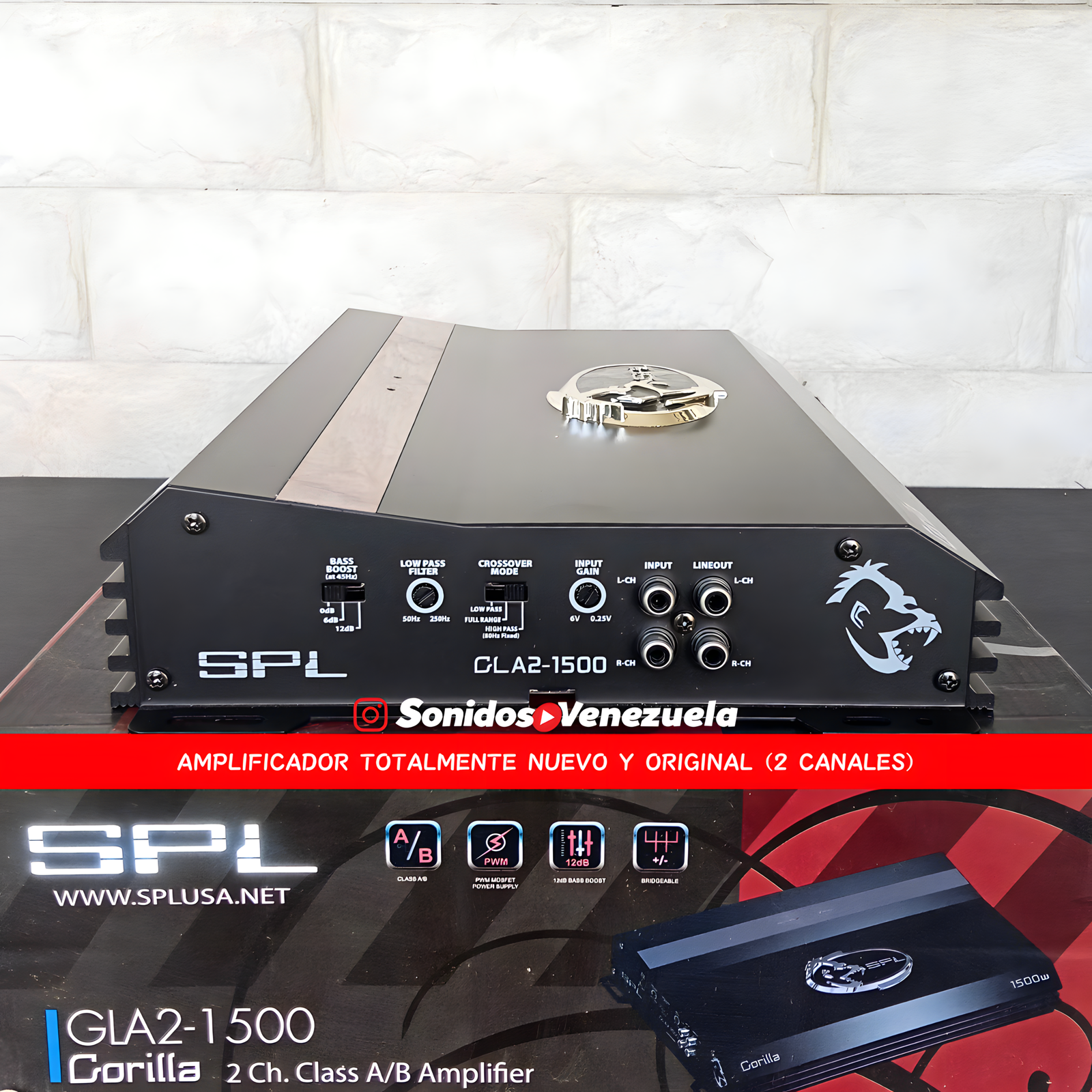 Amplificador 2 Canales SPL GLA2-1500 - Image 3