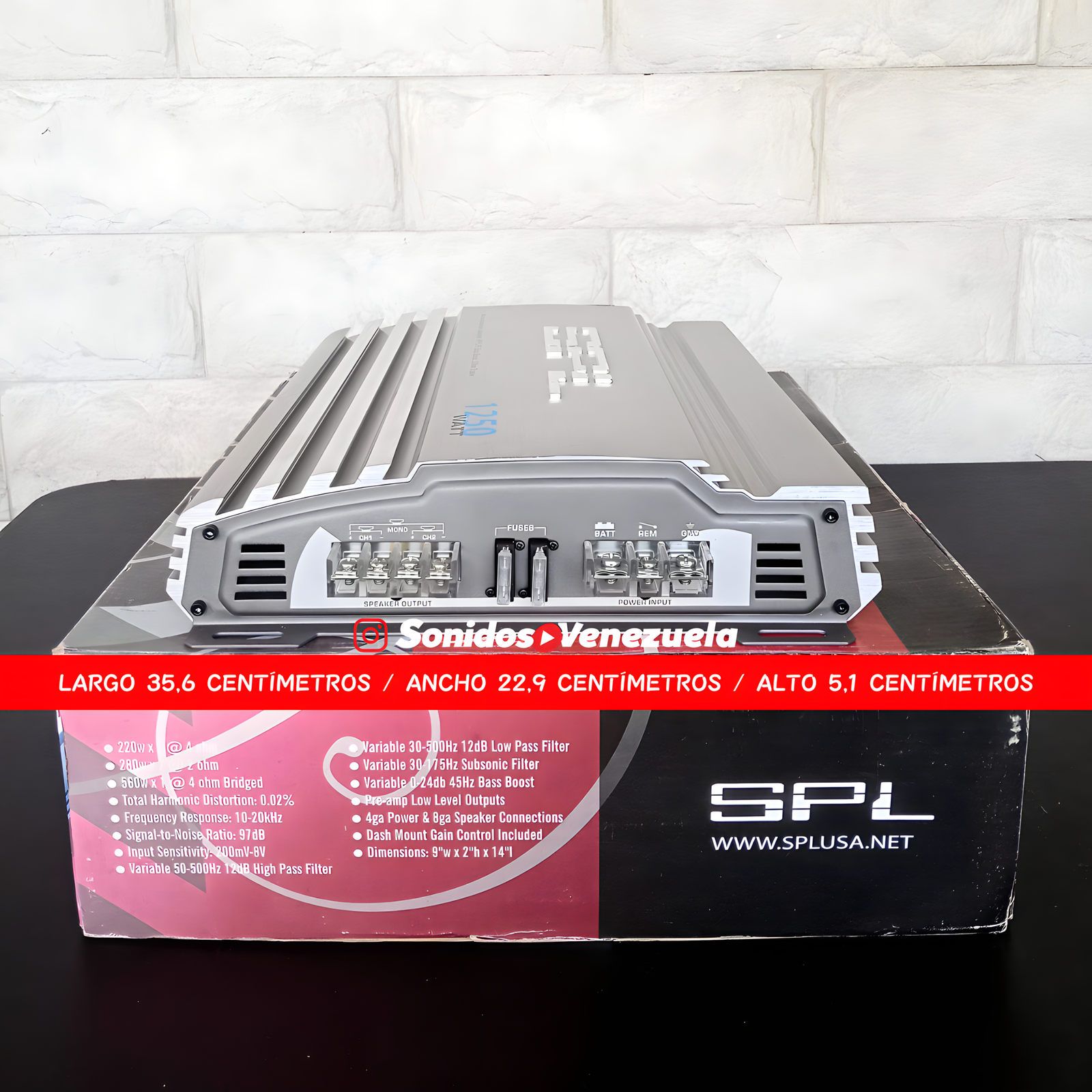 Amplificador 2 Canales SPL FX2-1250 - Image 4