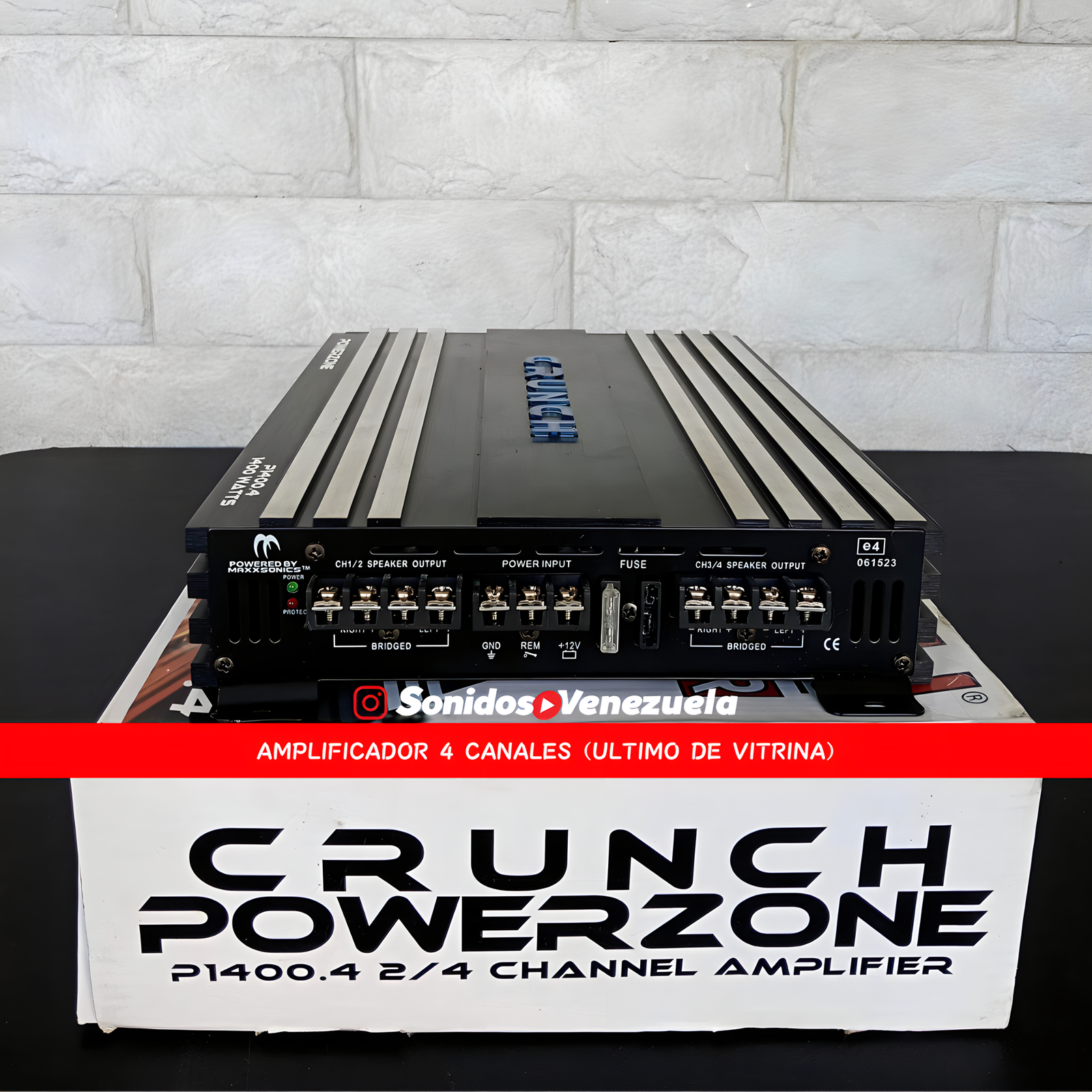 Amplificador 4 Canales Crunch P1400.4 - Image 3