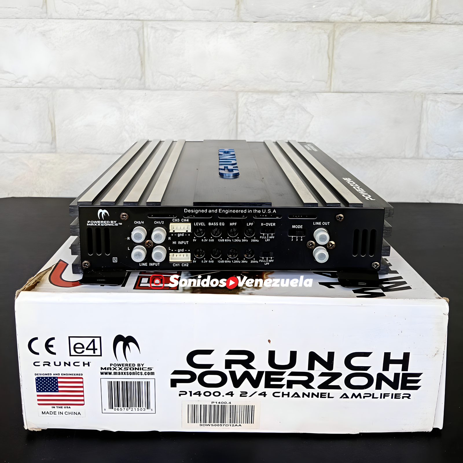 Amplificador 4 Canales Crunch P1400.4 - Image 4