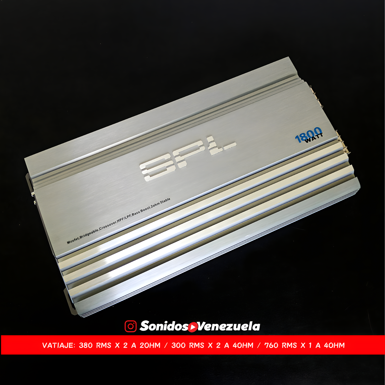 Amplificador 2 Canales SPL FX2-1800 - Image 2